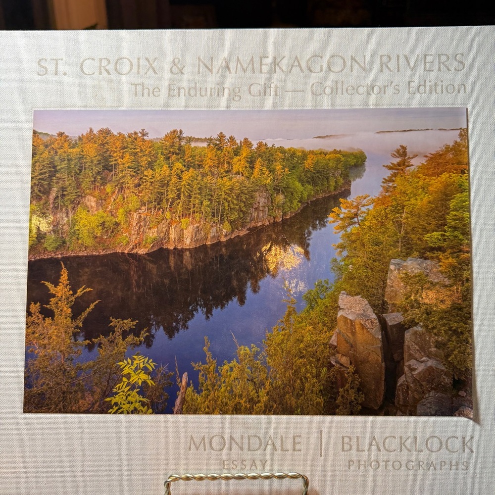MN Picture Book ST. CROIX & NAMEKAGON RIVERS 2018 Limited Signed Craig Blacklock - Picture 2 of 12